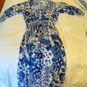 Walker and Wade Kesley dress in navy